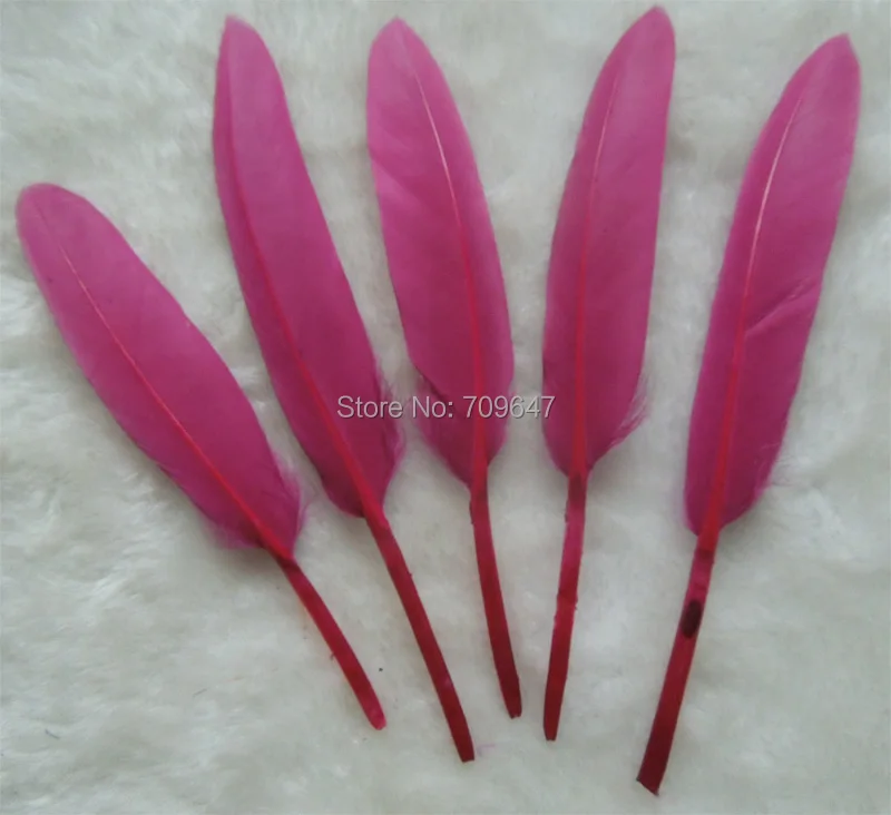 

Plumes !200pcs/lot!10-15cm Burgundy Goose Small Wing Feathers Loose Duck Cochottes Feathers for millinery,crafts,wedding