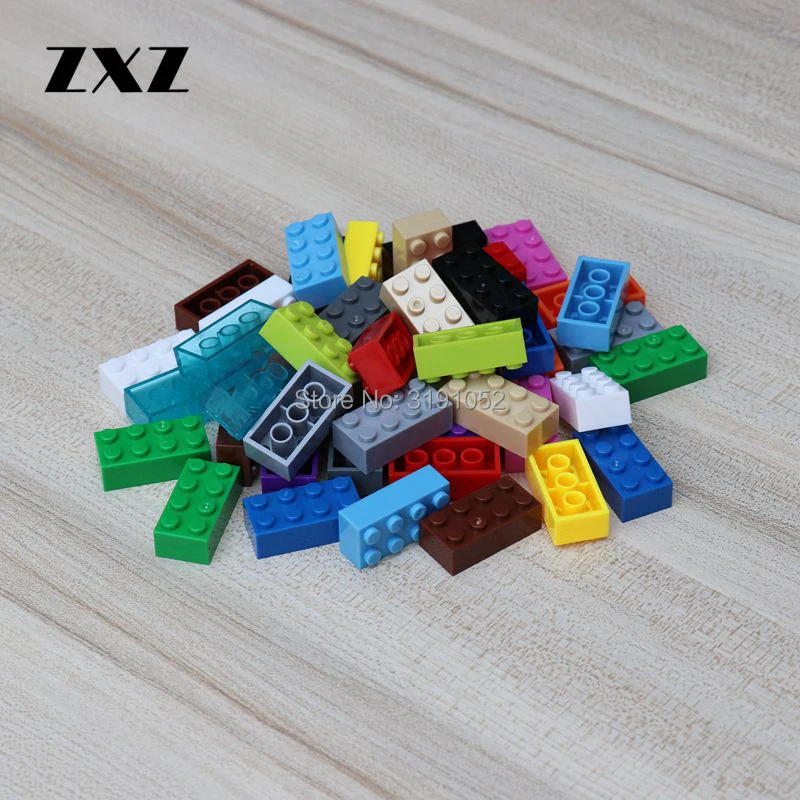 Пластиковый Кирпич 2X4 3001 модель сделай сам Детские обучающие игрушки для