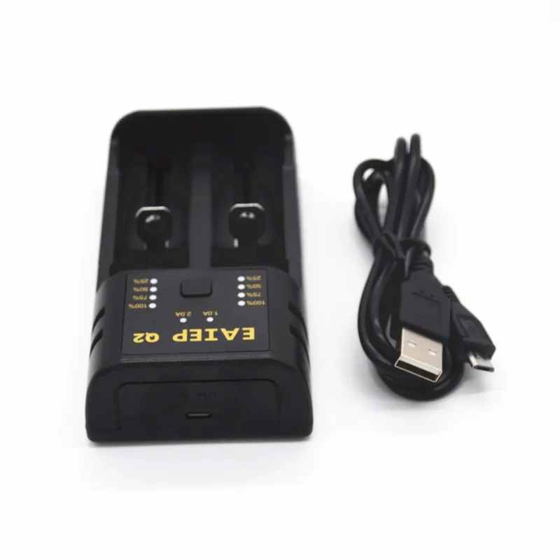 NEW EAIEP-Q2 1.2V 3.7V 3.2V 3.85V A/AAA 18650 18350 26650 10440 14500 16340 Li-ion NiMH battery smart charger | Электроника