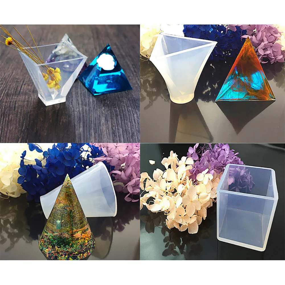 1 шт. литые формы из смолы большие прозрачные силиконовые для эпоксидной сделай