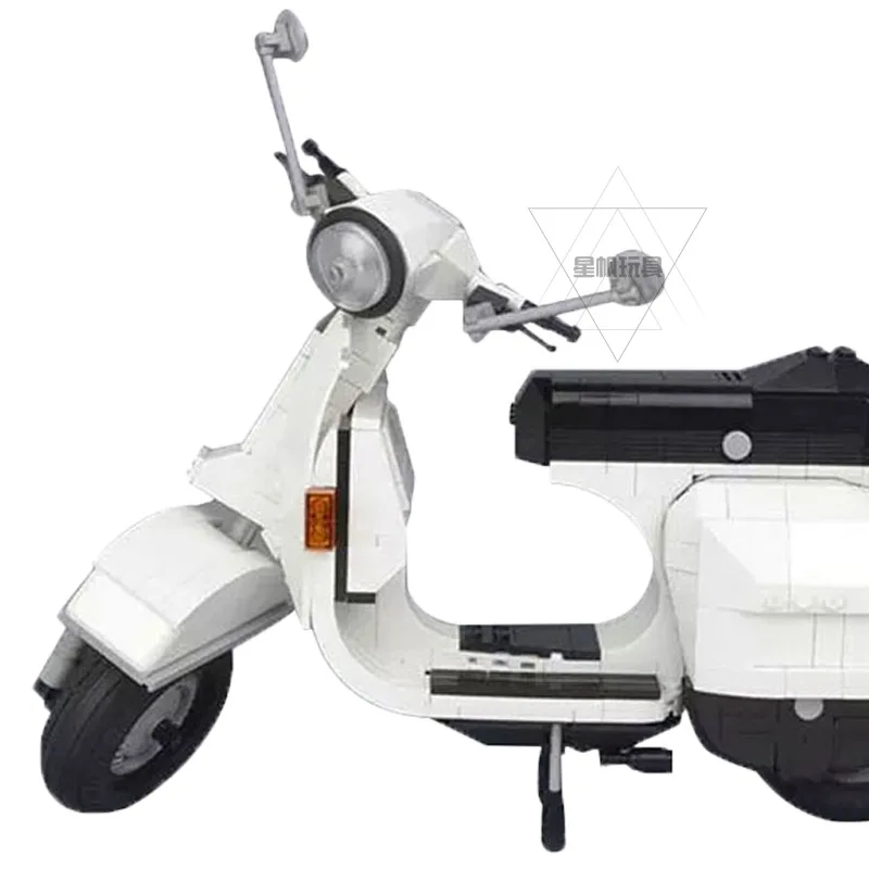Блок xingbao 03002 подлинный Креативный дизайн Классический конструктор Vespa P200 Moto строительные блоки кирпичи DIY модель игрушки рождественские подарки