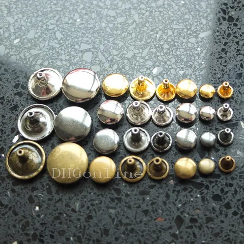 1000 комплектов двойная округлая искусственная кожа 8 мм или 3/10 дюйма с