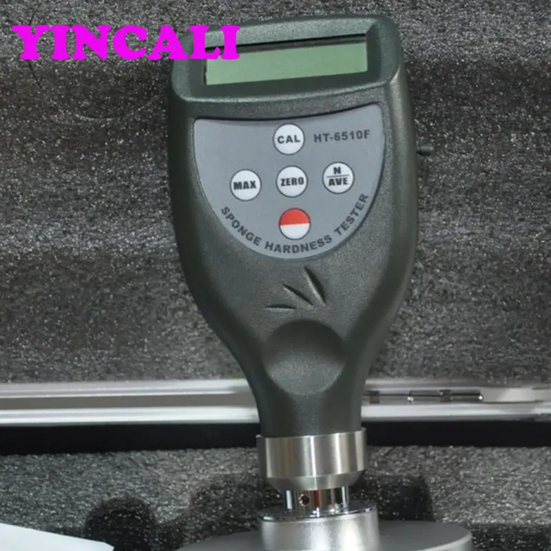 Good Portable Hardness Tester HT-6510F Can be used to Soft Cellular Materials detect Measure Range 0~100HF Shore Meter |