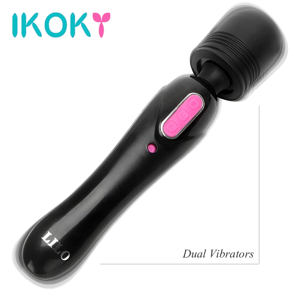 Двойной IKOKY моторы взрослые интимные игрушки для женщин USB перезаряжаемые