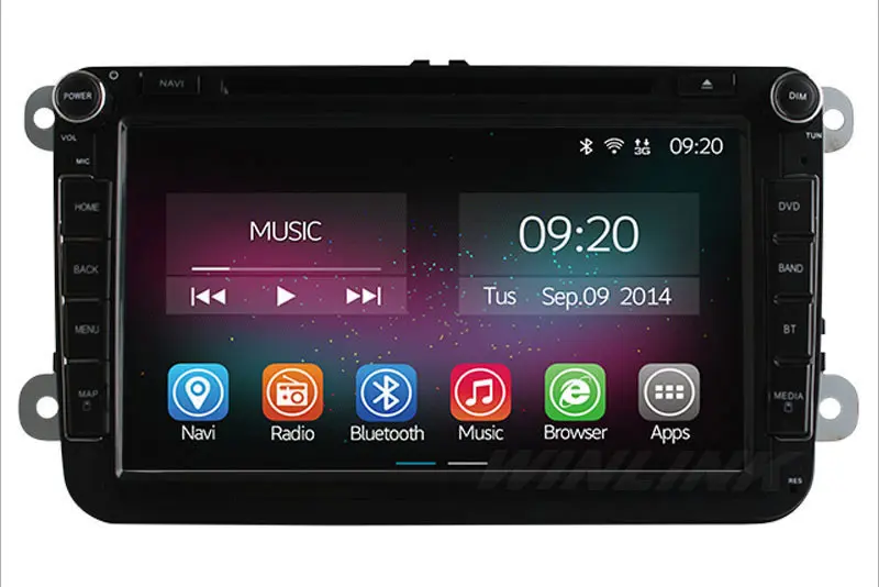 4 Ядра Android 5.1 Dvd-плеер Автомобиля Для VW Golf V 2003-2009 Volkswagen 6 Magotan Passat B6 Jetta X8 GPS Радио