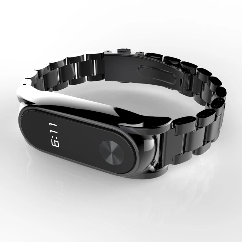 Металлический сменный ремешок Teamyo для Xiaomi Mi Band 2 аксессуары браслет из