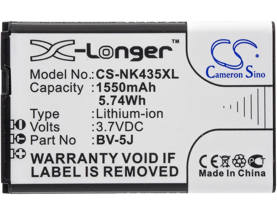 BV 5J аккумулятора Cameron Sino 1550mAh для Nokia/Microsoft Lumia 435 532|cameron sino|battery for nokiabattery |