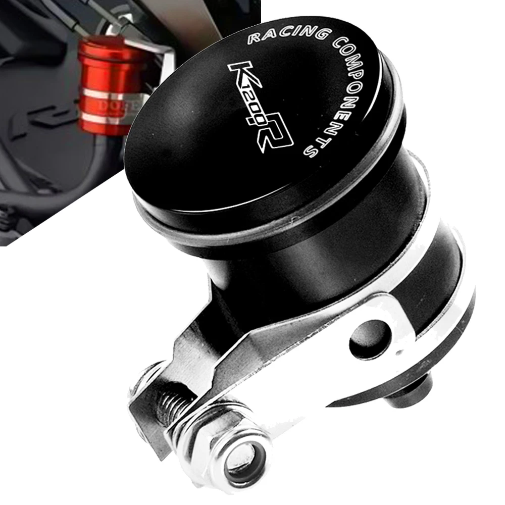 

CNC Aluminum Motorcycle Rear Brake Fluid Reservoir Clutch Tank Oil Cup for BMW K1200R 2006-2012 2011 2010 2009 2008 2007 K1200 R