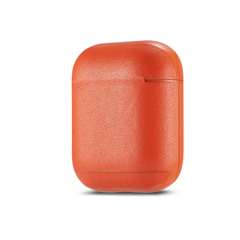 Роскошный бизнес чехол для наушников для Apple Airpods 2 ремешок из искусственной кожи Bluetooth наушники Air Pods чехол AirPod аксессуары