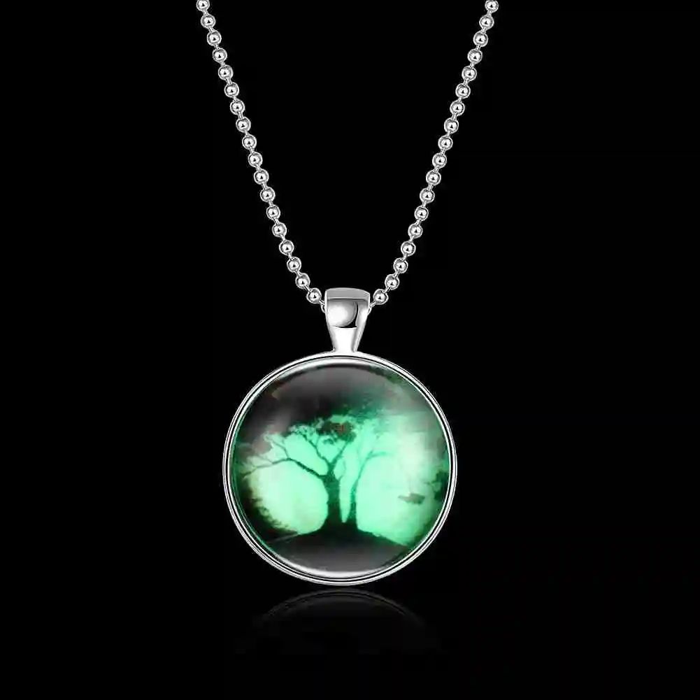 KITEAL Hot Sale Glowing in the dark Clear Neuter pendants Fire tree glow bisuteria horloge | Украшения и аксессуары