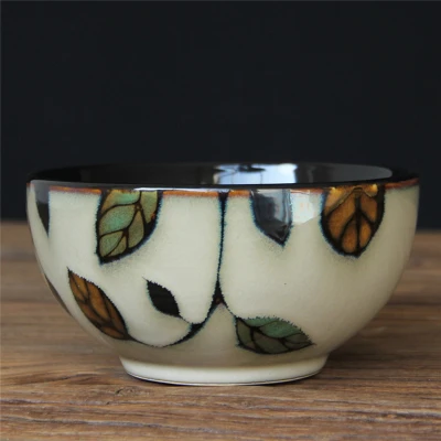 5-inch bowl EECAMAIL фарфоровая чаша в американском стиле креативная личность Бытовая чаша для риса японский стиль ручная роспись печи изменение глазури - Цвет: 5-inch bowl