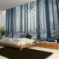 personalized space expansion forest tree 3d photo mural wallpaper bedroom living room modern simple decor nature wallpaper mural