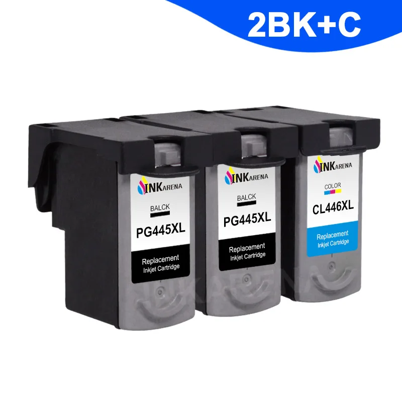 PG-445XL PG 445 PG445 CL446 PG445 XL PG-445 CL-446 чернильные картриджи для Canon Pixma IP2840 MX494 MG2440 MG2540 MG2940 чернила для принтера - Цвет: 445XL 2BK1C
