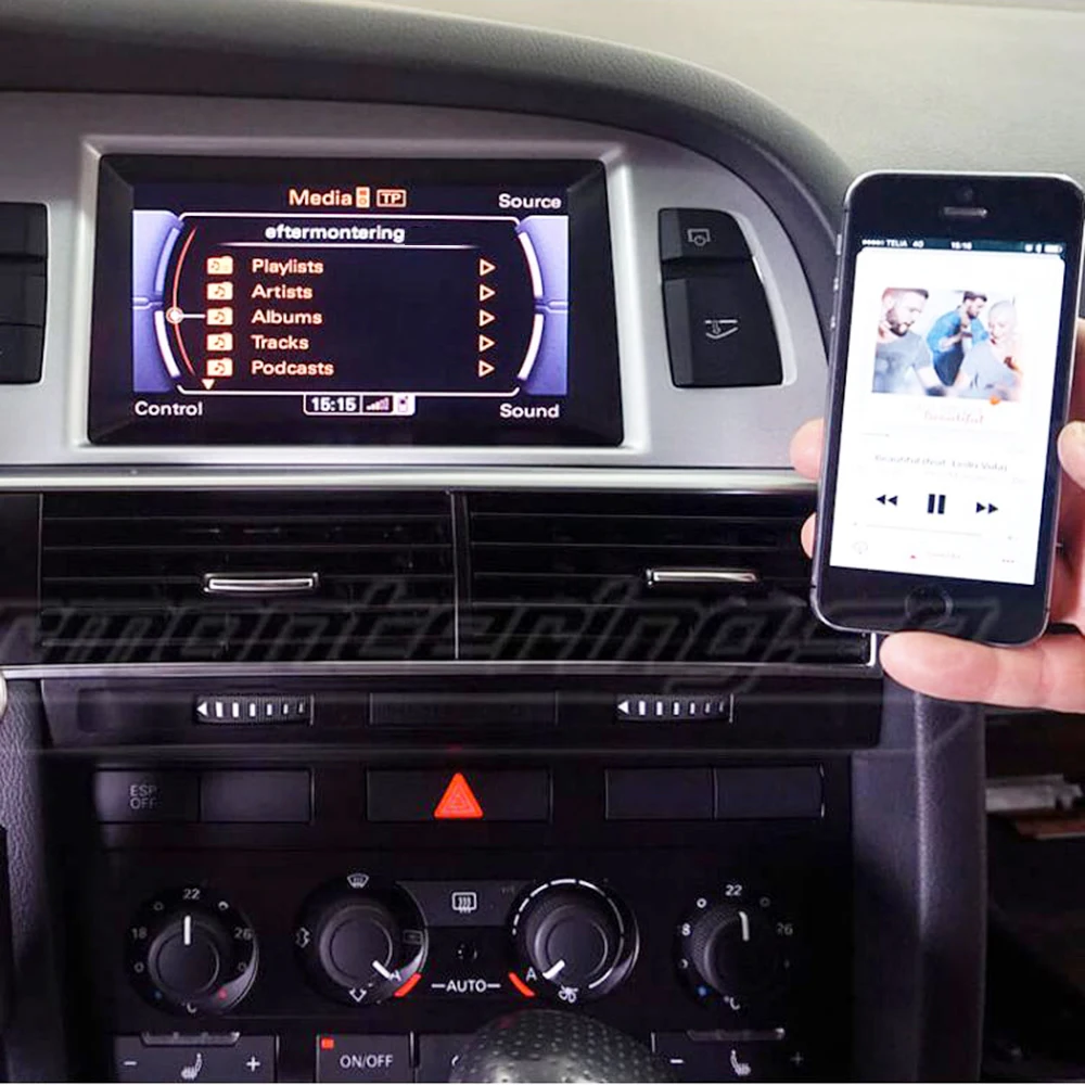 Автомобильный комплект CHELINK музыкальный аудио Bluetooth беспроводной приемник для Audi