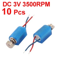 uxcellr high quality 10pcs 3v 3500rpm dc pager cell phone micro vibration motor 4mm x 8mm