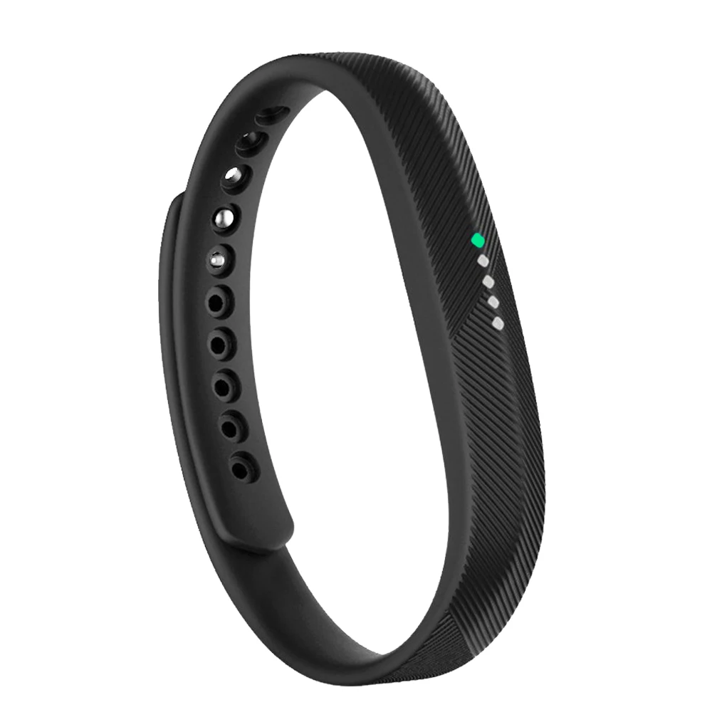Baaletc для Fitbit Flex 2 Band 6 цветов Мягкая силиконовая лента ремешок для Fibit Flex 2 браслет аксессуары маленький большой