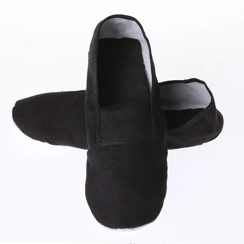 Парусиновая спортивная обувь для йоги Танцевальная балета 3 цвета мягкая подошва