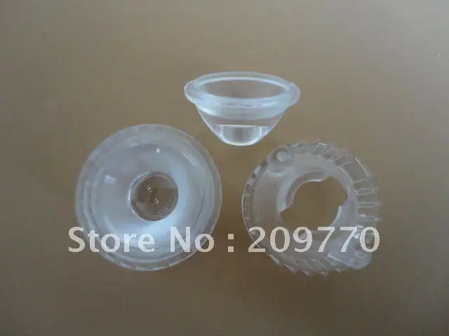 Оптовая продажа светодиодные линзы 20 мм вогнутые песочные поверхностные Линзы 45