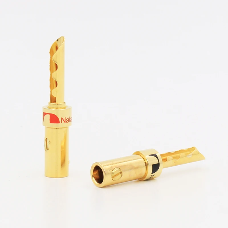 

VB415G Gold Plated Banana Plug Speaker Cable Wire Connector BFA banana plug