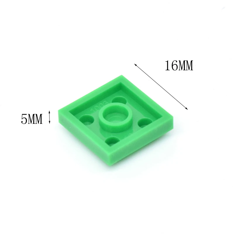 Строительные Игрушки для раннего обучения пластиковые блоки 2x2 короткие части