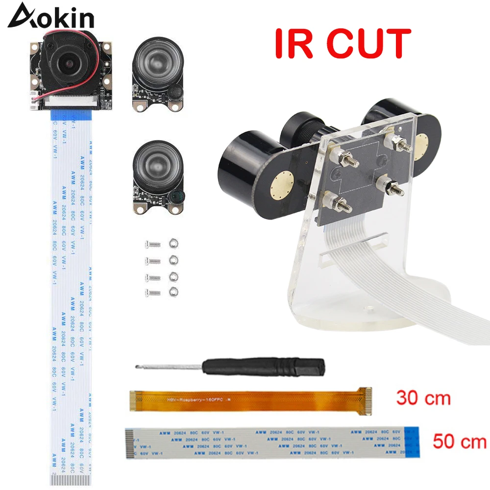 Raspberry Pi ручная стандартная камера ночного видения с регулируемым фокусом 5 Мп HD