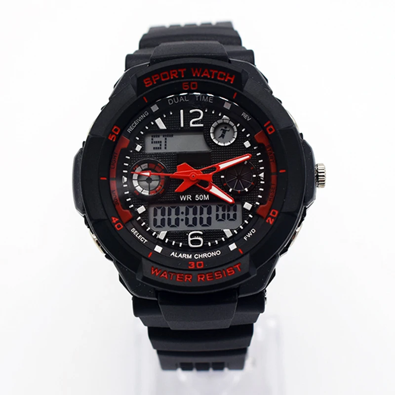 Xfcs водонепроницаемые наручные электронные автоматические часы для детей digitais