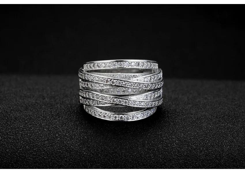 Victoria Wieck Lovers Jewelry Pave set 140pcs AAAAA zircon cz wedding band rings for women White Gold Filled Female Ring | Украшения и