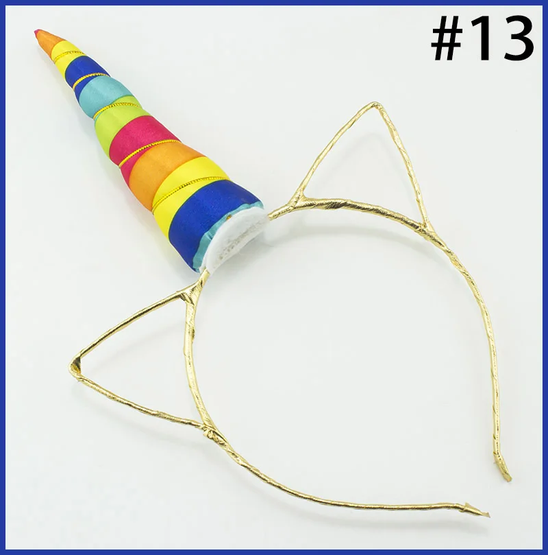 Бесплатная доставка 20 шт. ободки с единорогами для танцевальной вечеринки ручная