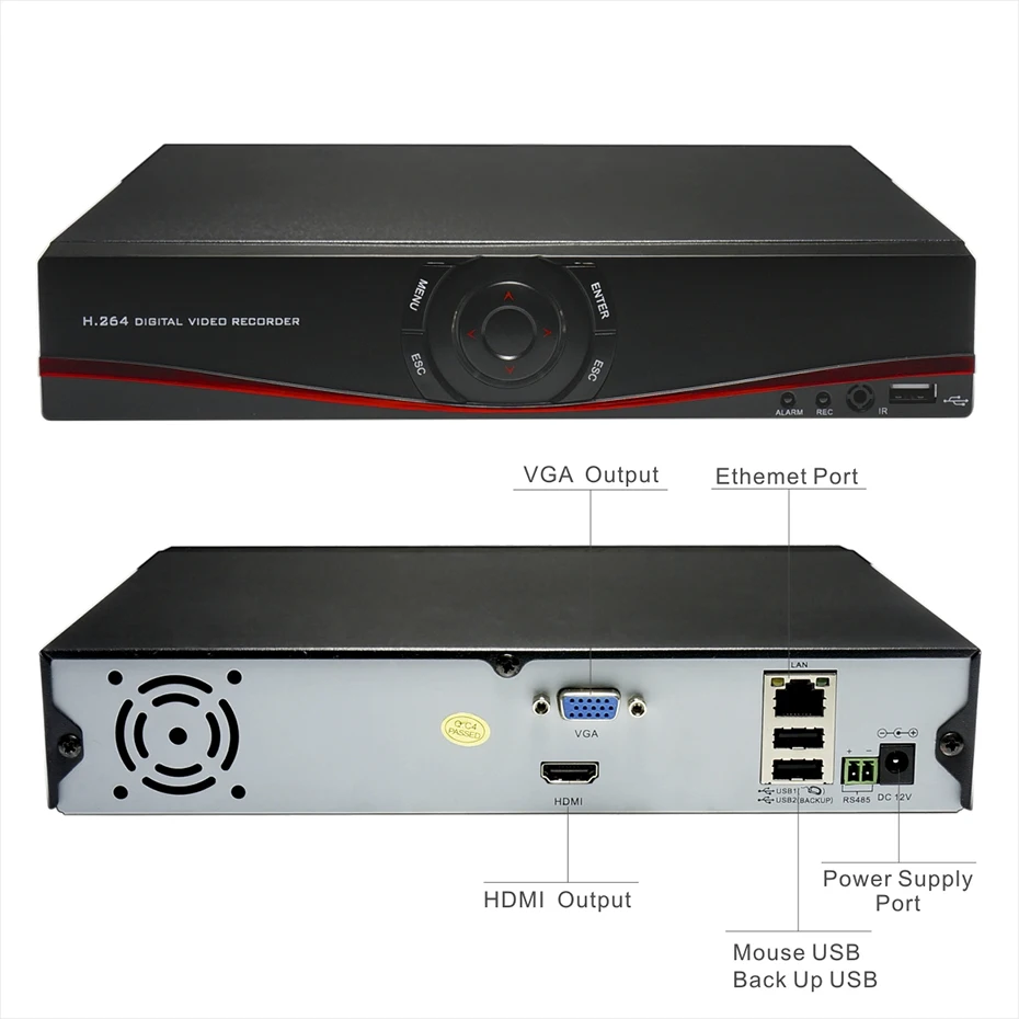 Deecam Купола 4CH 720 P Ip-камера ВИДЕОНАБЛЮДЕНИЯ Камеры Безопасности Системы Сетевой