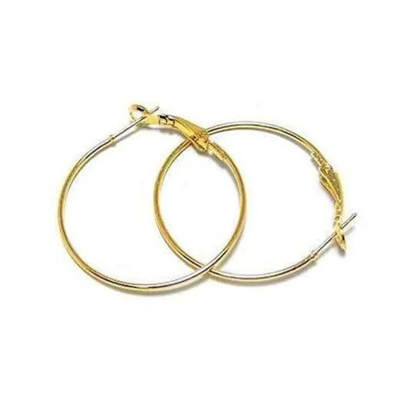 50 мм 100 шт. бриллиантовые серьги обручи застежки крючки аксессуары для ювелирных