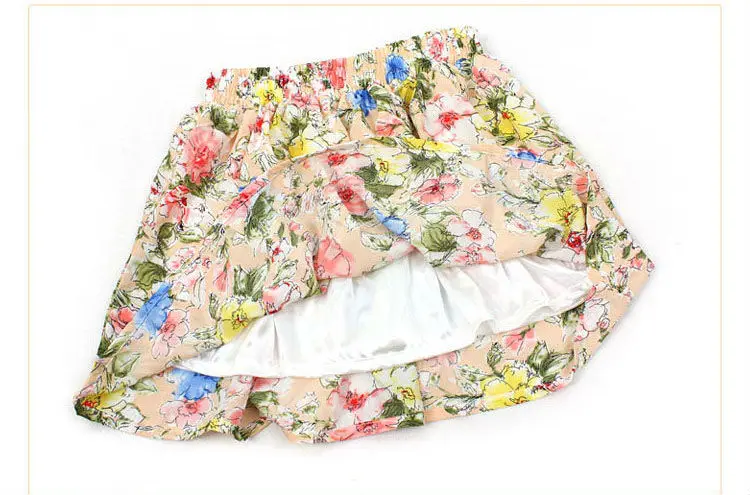 Бесплатная доставка Женская Базовая Повседневная шифоновая юбка пачка выше