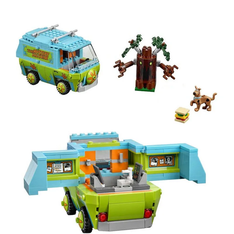 Новинка 2017 года Бела 10430 Scooby Doo тайна машины шины рисунок набор Строительный