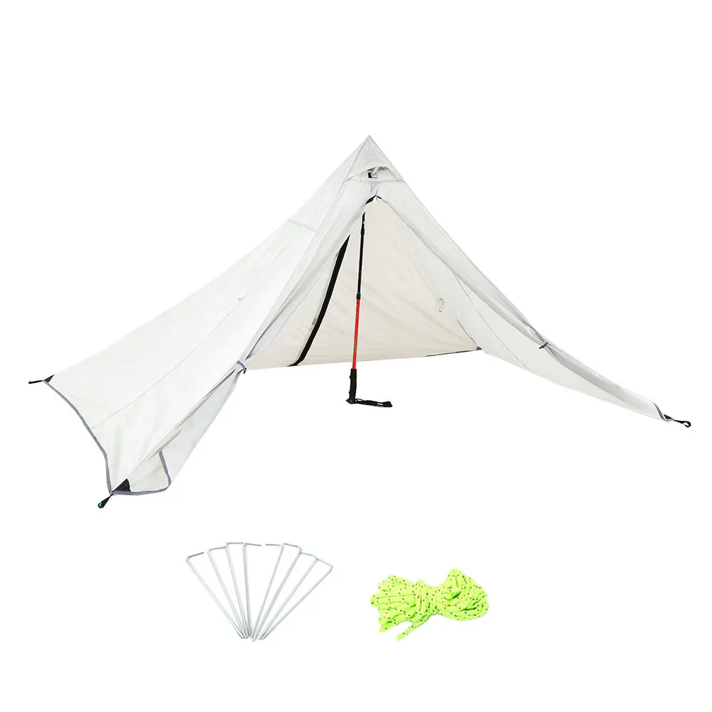 Outer tent Двухслойная водостойкая альпинистская палатка для уличного кемпинга, палатка для рыбалки, охоты, пляжа, туристическая палатка для наружных аксессуаров - Цвет: Outer tent