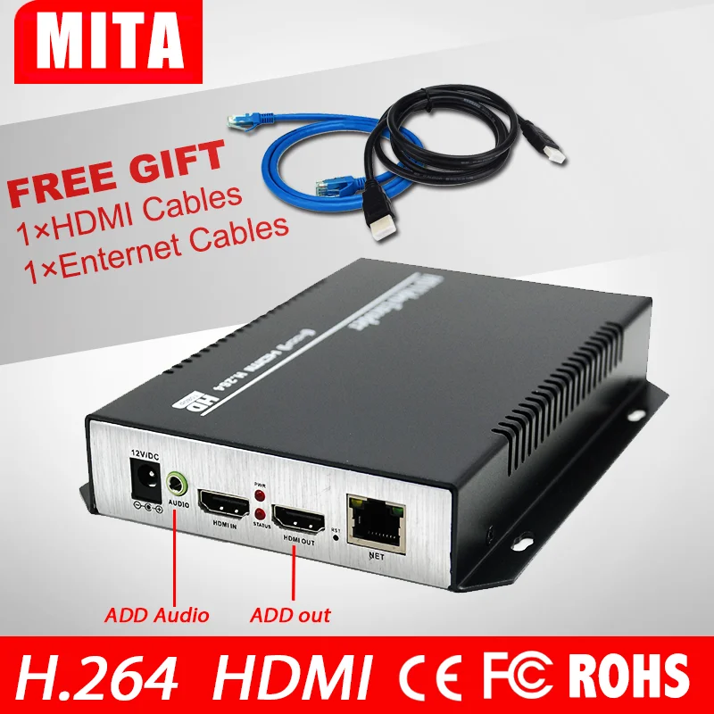 Потоковый кодировщик AVC HD H.264 hdmi потоковый iptv независимая для IP потока на Youtube Wowza