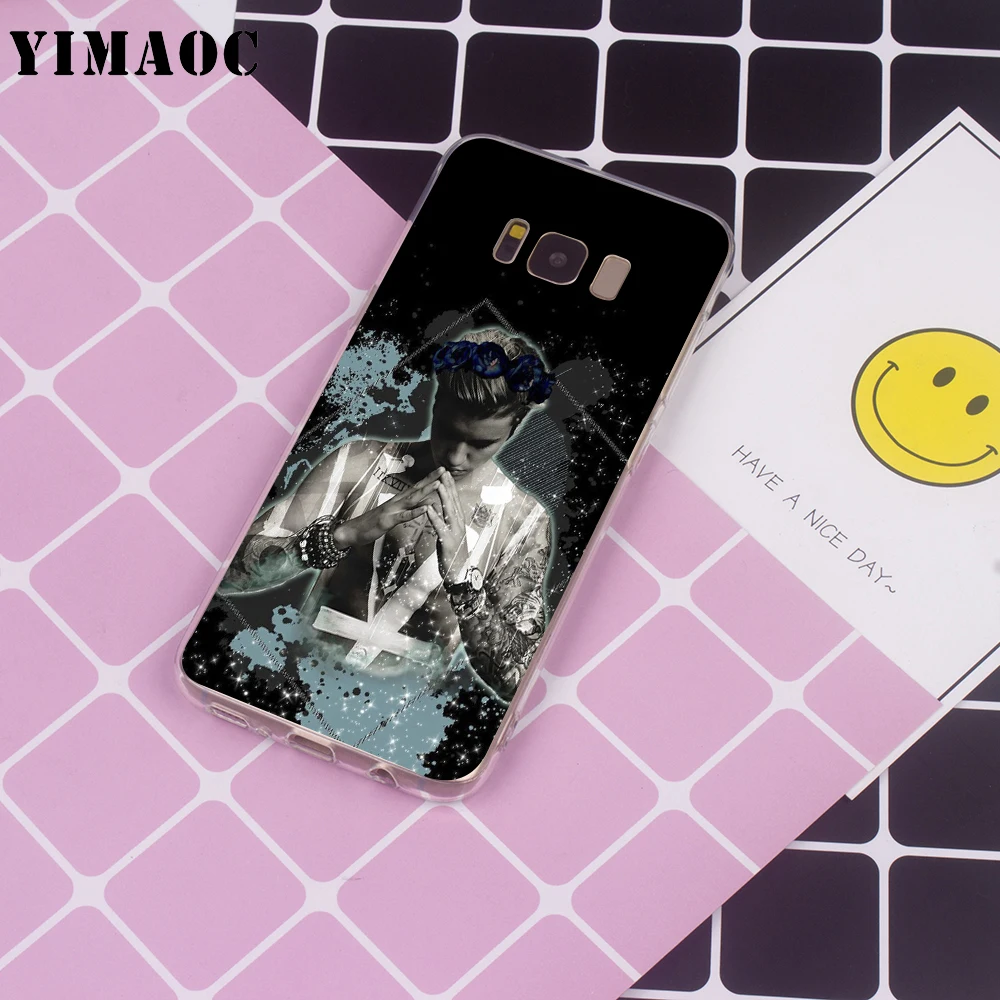 YIMAOC с изображением Джастина Бибера и надписью для samsung Galaxy A10 A20 A30 A40 A50 A70 A2 J4 J6 J7 J8