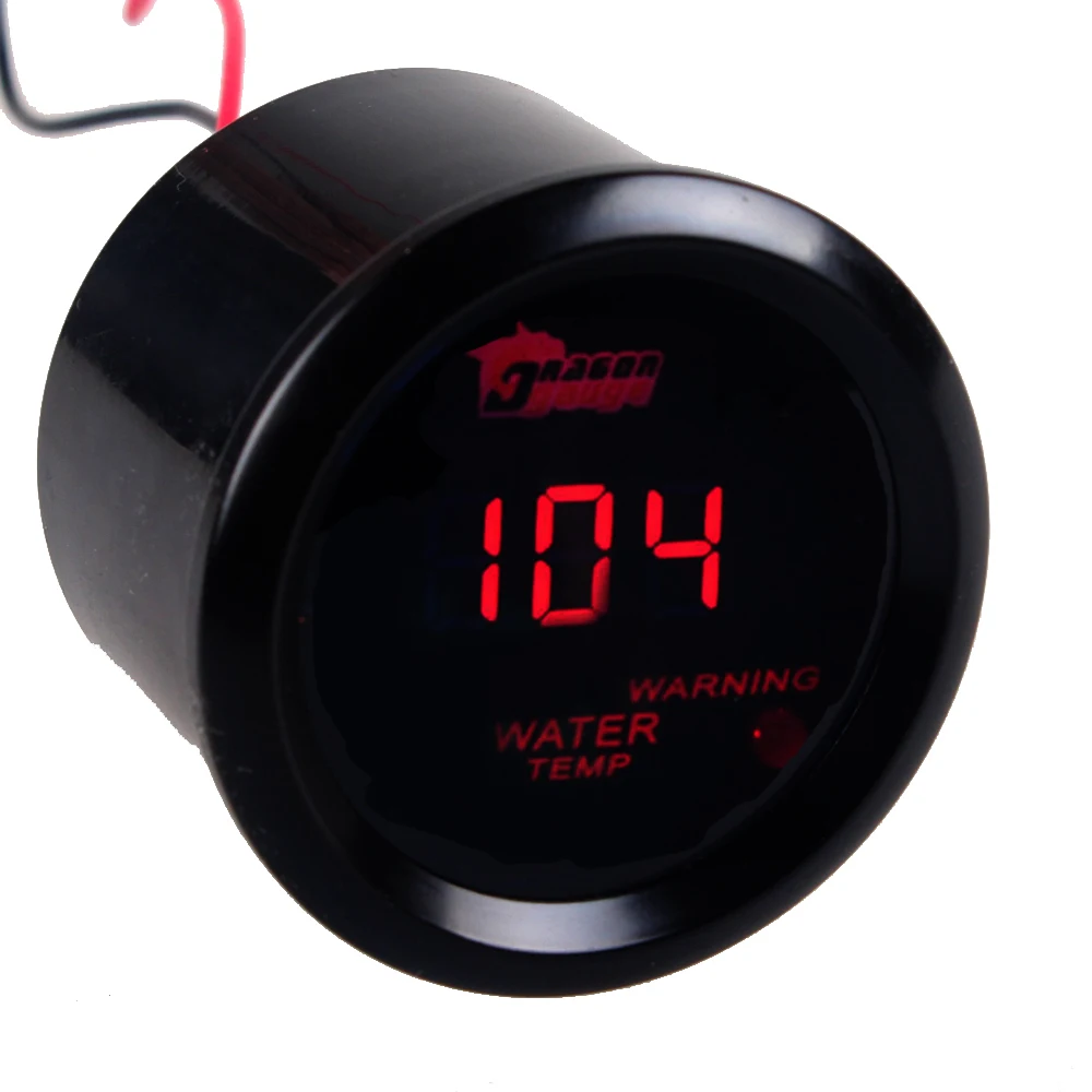 Автомобильный цифровой датчик температуры воды EE 2 дюйма 52 мм черный корпус