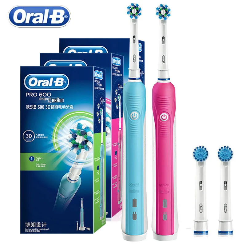 Зубная щетка Oral B 3D звуковая электрическая Аккумуляторный прибор для чистки