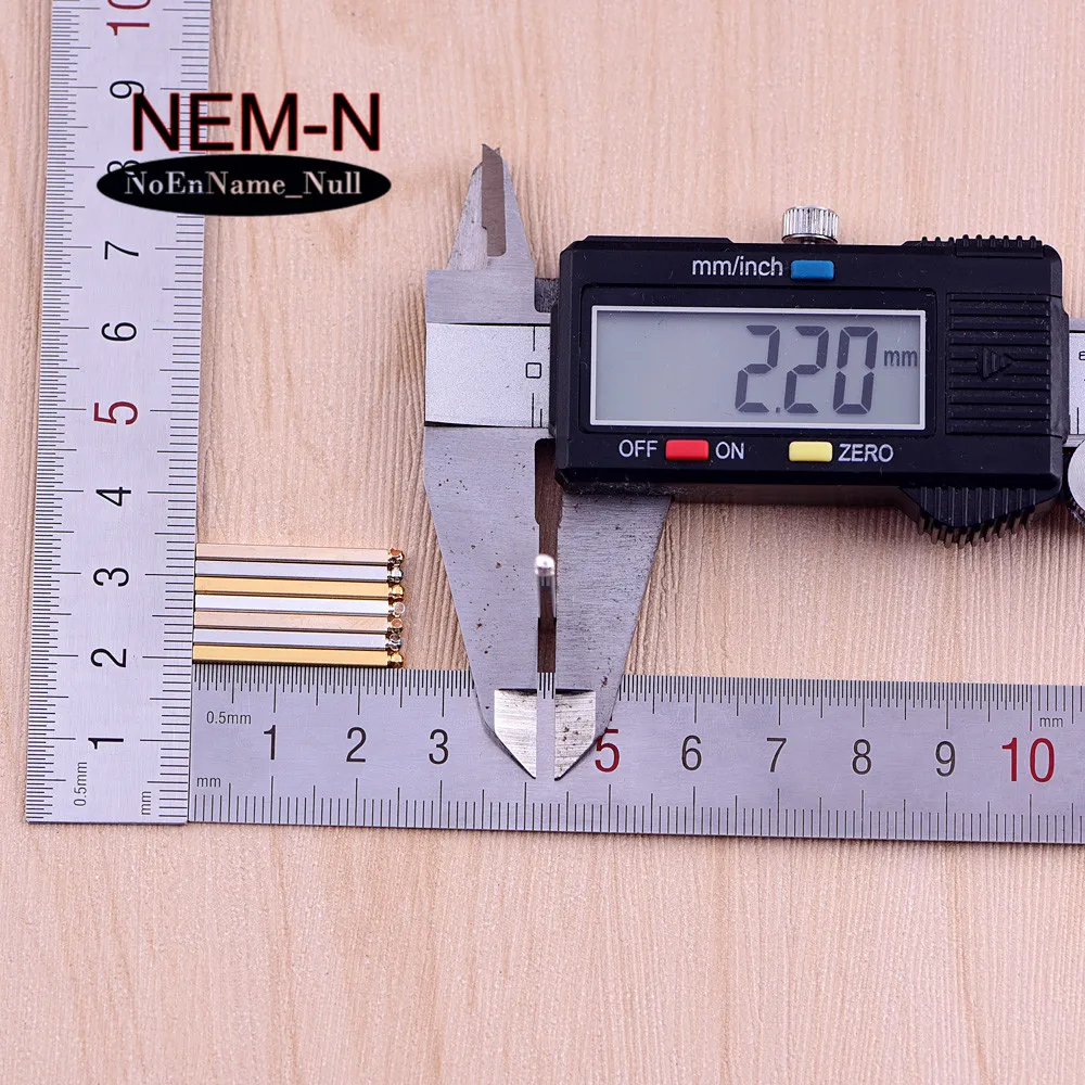 Подвеска для ожерелья с длинной круглой головой в виде пирса 20 шт. размеры 2*25 мм