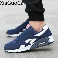 mesh cushion korean mens flat sneakers breathable lace up male casual shoes newest 2019 spring and autumn shoes