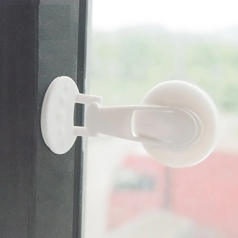 

Good Quality Baby Safety Lock Children Protection Child Baby Safety Sucker Gate Sliding Doors Window Lock Baby Infant Door Lock