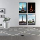 Современные пейзажные плакаты и принты, Настенная картина на холсте, картина с изображением Эйфелевой башни, декоративные картины для декора гостиной