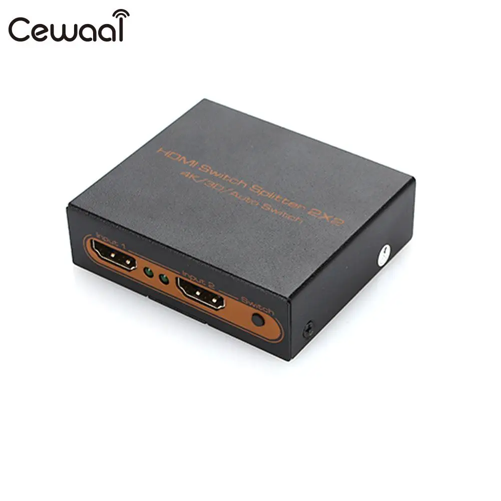 Home HDMI Switcher Universal 1.4 Splitter Adapter 2 Output Selector |