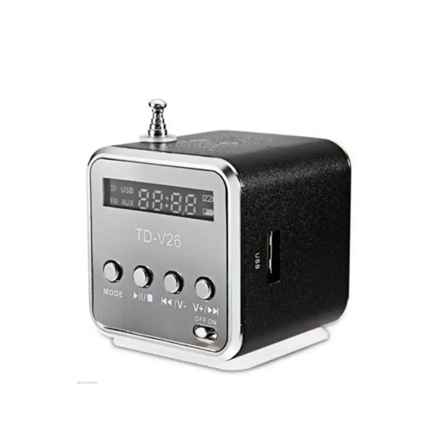 Портативная стереоколонка с микро SD TF USB FM радио|bass speaker|radio pcspeaker music |