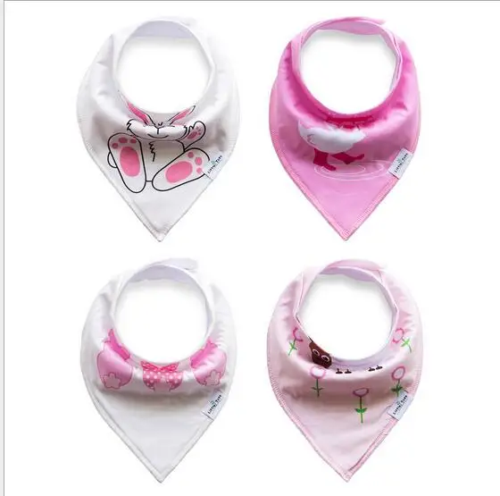 Детские нагрудники с красочным принтом милая хлопковая мягкая бандана