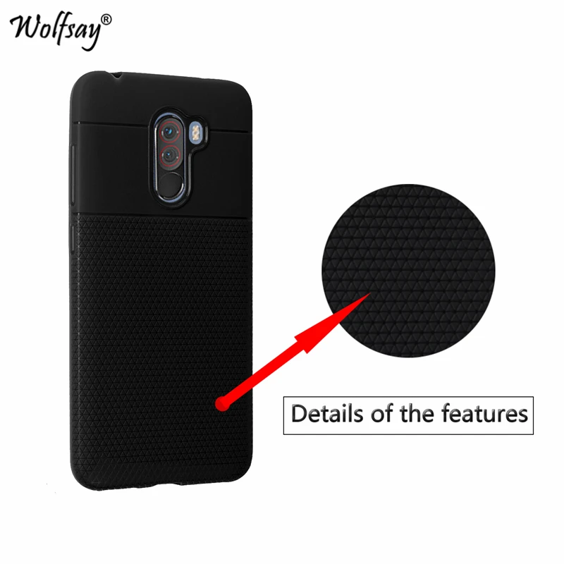 Pocophone F1 Case Simple Soft TPU For Xiaomi Silicone Cover Capa Poco Shell Fundas |