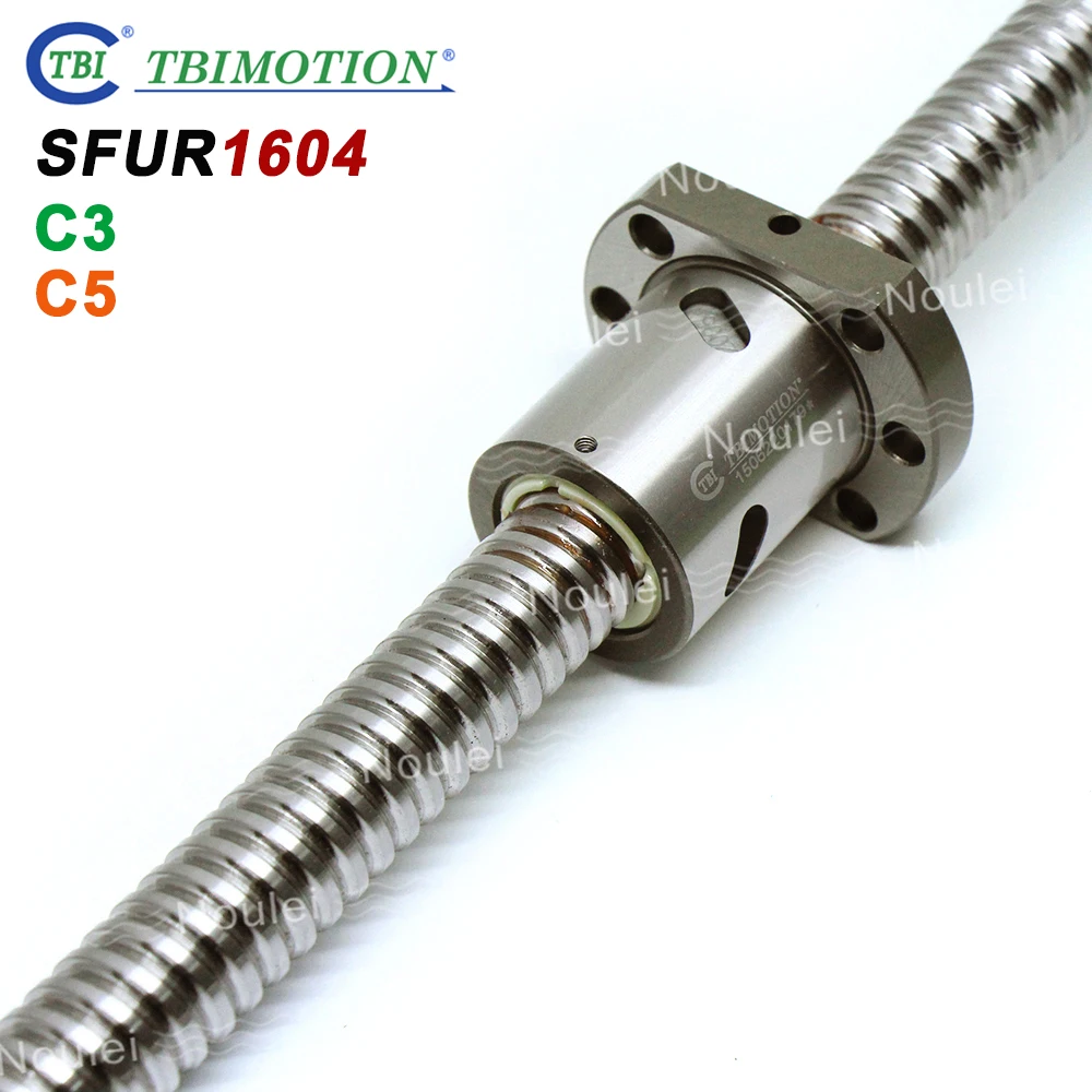 Шариковый винт TBI 1604 C3 C5 400 мм 500 4 с шариковой гайкой SFU1604 комплект наконечников SFU