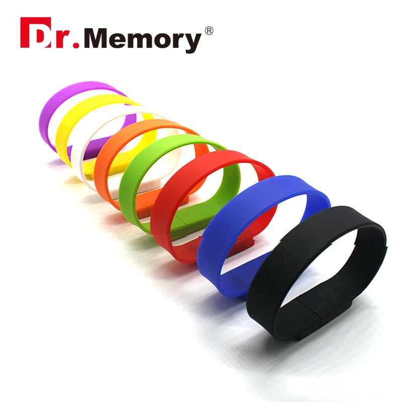 USB 2.0 флешки Silcon Браслет Группа флеш-накопитель 32 г U Дискотека 16 флэш-памяти 8 flash