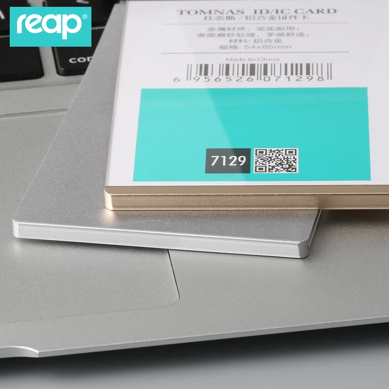 Алюминиевая эмблема держатель reap 7129 54*85 мм + для бейджей с ремешком держатели ID