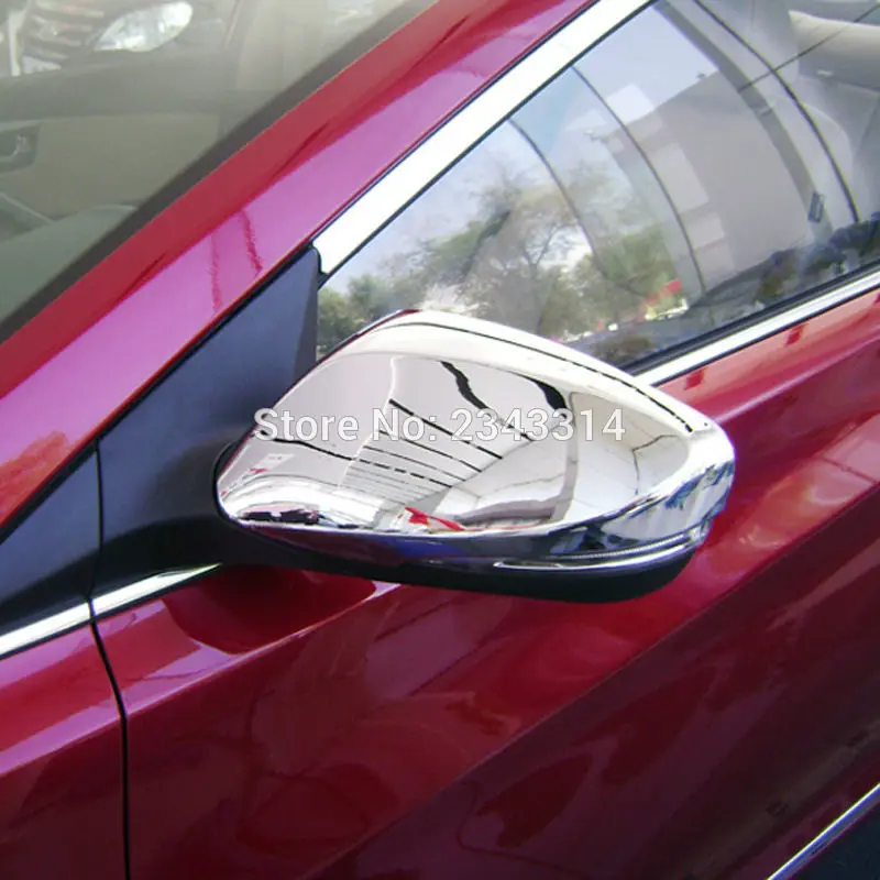 Для hyundai Solaris 2010- ABS Хромированная дверь боковое крыло крышка зеркала заднего вида защитные аксессуары для автомобиля