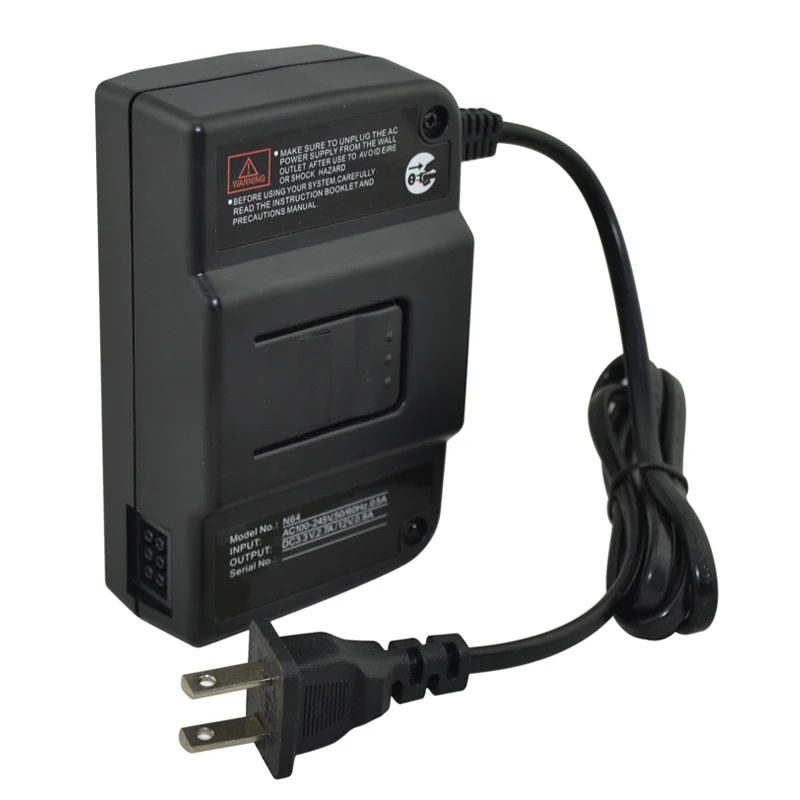 Входной AC100-245V 50/60Hz 0.5A AC адаптер питания для N64 кабель US Plug | Электроника